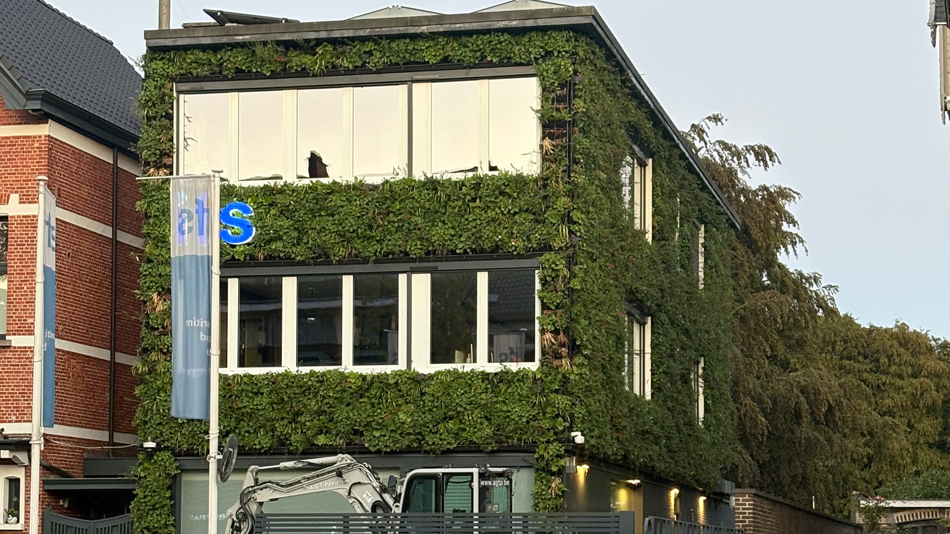 Toitures v&eacute;g&eacute;tales et murs v&eacute;g&eacute;taux &agrave; Bruxelles